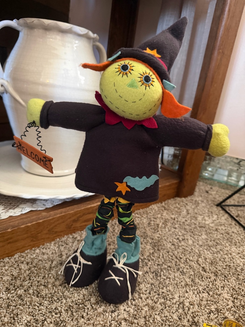 Halloween Bending & Standing Doll
Size 18β Tall X 12β Wide (Max)